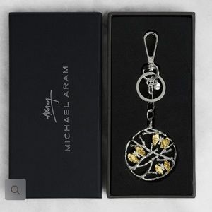 NEW Michael Aram Butterfly Ginkgo Keychain